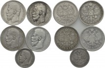 5 Russian Coins.