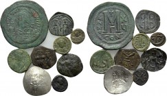9 Byzantine Coins.