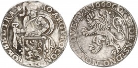 NIEDERLANDE. 
UTRECHT - Provinz. 
Löwentaler 1660 Ritter über Wappen; l.&nbsp;oben Wäppchen&nbsp;/ Löwe n.l. Delm.&nbsp; 845, Dv.&nbsp; 4863. Selten...