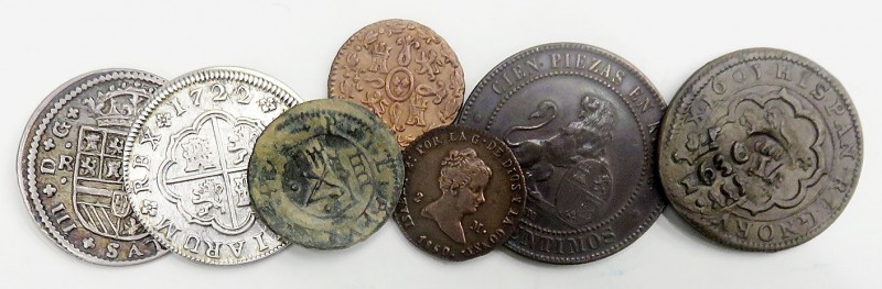 EUROPA. 
SPANIEN. Philipp III. 1598-1621: Cu 8 Maravedis 1601, 4 Maravedis 1618...