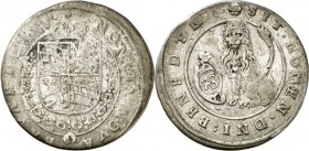 Bayern. 
Maximilian I., Herzog 1598-1623. Kipper-12&nbsp;Bätzner (48&nbsp;Kreuzer) o.J. Kurwappen&nbsp;/ Löwe hockt n.l. m. Kartusche m. Wert&nbsp;48...
