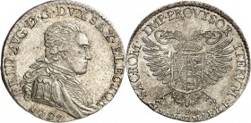 Sachsen, Albertinische Linie, nach 1547 Kurlinie. 
Friedrich August III. 1763-1806(-1827). Doppelgroschen (1/12 Taler) 1792 a.&nbsp;d. Vikariat. Slg....