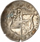 Solms/-Lich. 
Gemeinschaftsmünzen 1590-1619. Einseitiger Schüsselpfennig o.J. Geschweiftes, quadriertes Wappen von Solms-Münzenberg im Perlkreis, obe...