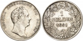 Baden. 
Leopold 1830-1852. Gulden 1841. AKS 94, J. 56. . 

kl. Rf.,ss
