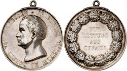 ALTDEUTSCHE LÄNDER und ADEL, 1806-1918.
PREUSSEN Kgr..
Friedrich Wilhelm III. (1797-)1806-1840. Medaille o.J. (gestiftet um 1834) (o. Sign., C. Pfeu...