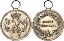 ALTDEUTSCHE LÄNDER und ADEL, 1806-1918. 
PREUSSEN Kgr.. 
Wilhelm I. 1861-1888. Medaille o.J. Militärisches Ehrenzeichen, Kriegsverdienst, gekröntes ...