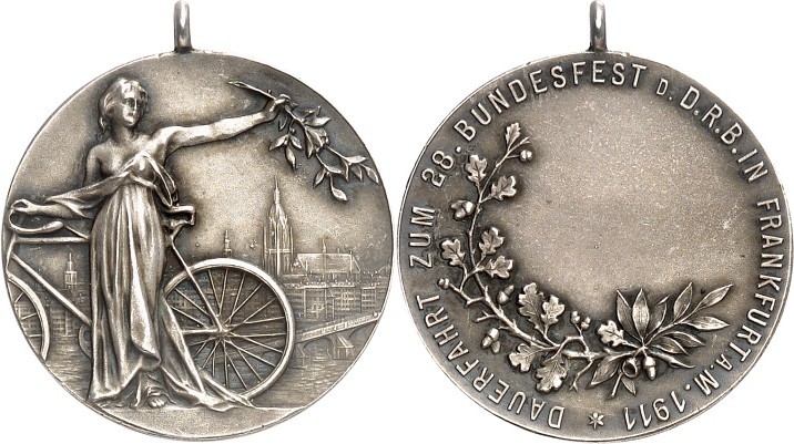 DEUTSCHE STÄDTE. 
Alphabetisch. 
FRANKFURT am Main. Preismedaille 1911 (o. Sig...