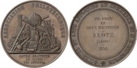 GEWERBE, HANDEL, INDUSTRIE. 
INDUSTRIE- und WIRTSCHAFTSGESCHICHTE. 
TECHNIK. Prämienmedaille o.J. (vor 1857) (v.&nbsp;J.Dantzell) d. Association phi...