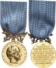 DEUTSCHLAND. 
BUNDESREPUBLIK DEUTSCHLAND. 
Goethe- Medaille, seit 1975 offiz.Orden der BRD 3. Fassung seit 1997 Kopf r./ FÜR/ VERDIENSTE/UM/GEIST UN...
