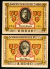 NIEDERSACHSEN. 
Emden, Sozialdemokratische Partei Deutschlands. 10 Pf.,1 Mk. 4.-11.12.1921 Werbewoche. G.-M. 336.1, Li.&nbsp; 323. (2). 

I-II