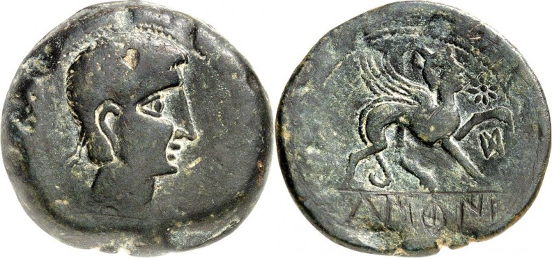 SPANIEN. 
HISPANIA CITERIOR. 
KASTILO / CASTULO (Cazlona). AE-As 32mm (133/116...