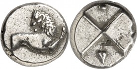 THRAKIEN. 
STÄDTE. 
CHERSONNESOS (Gallipoli). Triobolon (350/330 v.Chr.) 2,35g. Löwenprotomé n.r., Kopf n.l.&nbsp;/ "Schachbrett"-Incusum mit Kugel ...