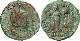 DAKIEN. 
SARMIZEGETUSA (Varhely). 
Herennia Etruscilla, Gemahlin des Traianus Decius 249-251. AE-Sesterz 28mm (4 = 249/250) 12,2g. Drapierte Büste m...
