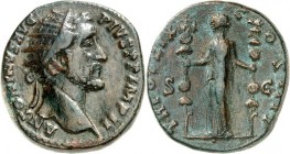 RÖMISCHES KAISERREICH. 
ANTONINUS PIUS Augustus 138-161. AE-Dupondius (156) 12,49g. Kopf m. Strkr. n.r. ANTONINVS AVG - PIVS P P IMP II / TR POT XIX ...