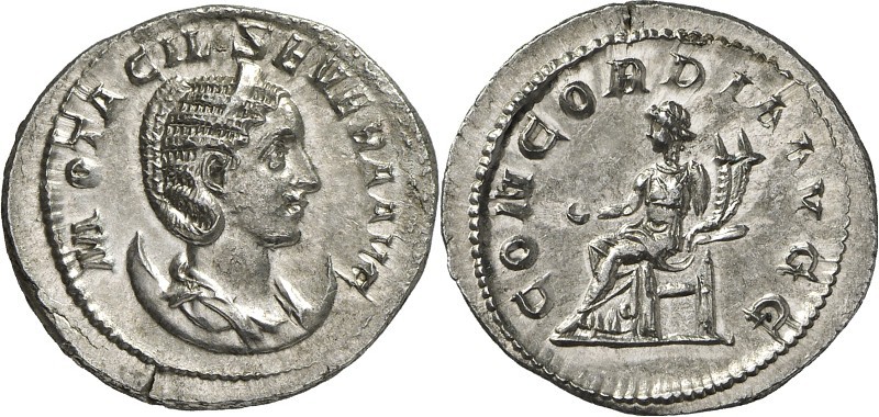 RÖMISCHES KAISERREICH. 
Otacilia Severa, Gemahlin des Philippus I. 244-249. Ant...
