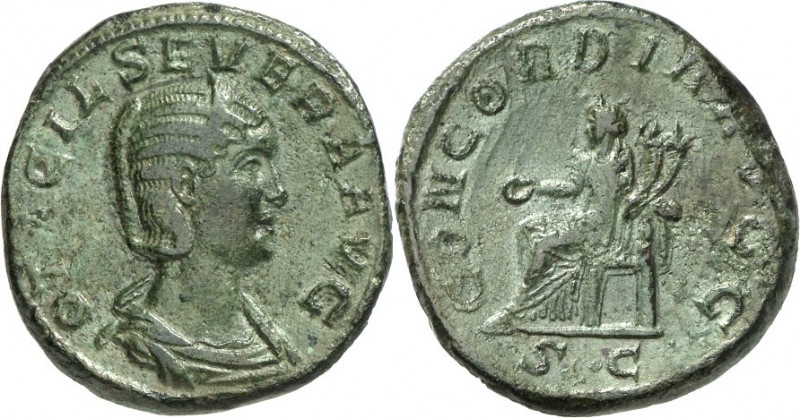 RÖMISCHES KAISERREICH. 
Otacilia Severa, Gemahlin des Philippus I. 244-249. AE-...