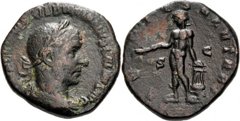 RÖMISCHES KAISERREICH. 
TREBONIANUS GALLUS 251-253. AE-Sesterz (8./12.251) 16,0...