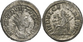 RÖMISCHES KAISERREICH. 
QUIETUS 260-261. Bi-Antoninian 4,35g, Samosata. Paludamentbüste m. Strkr. n.r. IMP C FVL QVIETVS P F AVG / INDVLGTENTIAE AVG ...