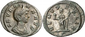 RÖMISCHES KAISERREICH. 
Severina, Gemahlin des Aurelianus 274-275. Bi-Denar (274) 2,64g, Rom, 3.&nbsp;Off. Pallabüste m. Diadem n.r. SEVERI-NA AVG&nb...