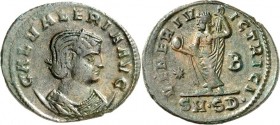 RÖMISCHES KAISERREICH. 
Galeria Valeria, Gemahlin d. Galerius 308-311. AE-Follis 25/28mm (308/310) 6,59g, Serdica, 2. Off. Pallabüste m. Diadem auf M...