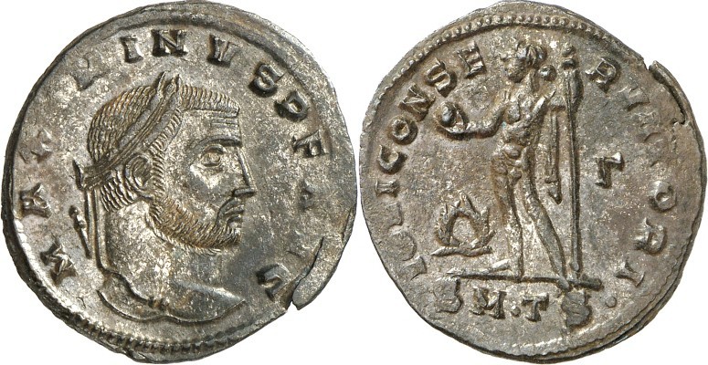 RÖMISCHES KAISERREICH. 
MAXIMINUS II. Daia, Augustus 310-313. Bi-Follis 24/23mm...