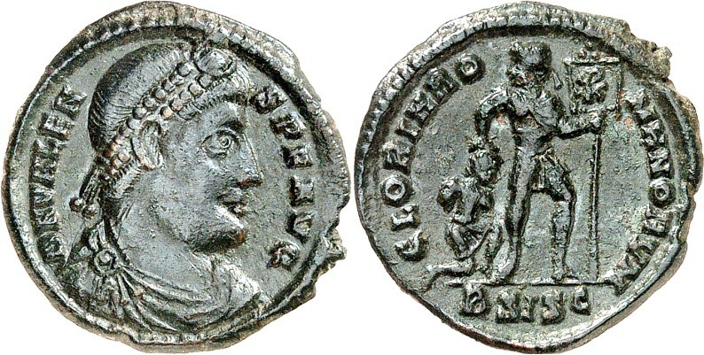 RÖMISCHES KAISERREICH. 
VALENS 364-378. AE-Centenionalis 19mm (364/367) 2,15g, ...