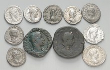RÖMER. 
Forschungssammlung Septimius Severus bis Gordian III. (193-244). ca. 200 Stücke: Septimius Severus (34 Denare, 8 Bronze-Prägungen), Julia Dom...