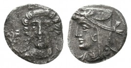 Greek Obol, Ca. 350-300 BC. AR

Condition: Very Fine

Weight: 0,4 gram
Diameter: 9,7 mm