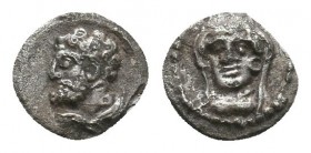 Greek Obol, Ca. 350-300 BC. AR

Condition: Very Fine

Weight: 0,2 gram
Diameter: 6,1 mm