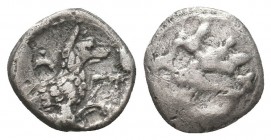 Greek Obol, Ca. 350-300 BC. AR

Condition: Very Fine

Weight: 0,9 gram
Diameter: 10,1