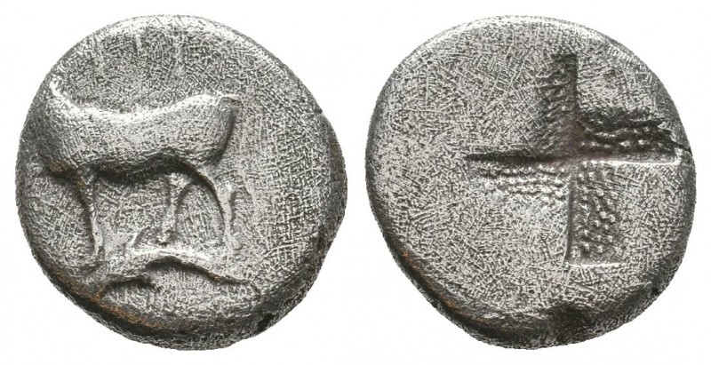 Byzantion , Thrace. AR c. 340-320 BC.

Condition: Very Fine

Weight: 2,2 gram
Di...