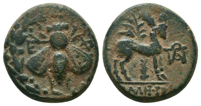 IONIA. Ephesos. Ae (Circa 202-133 BC). 

Condition: Very Fine

Weight: 4,4 gram
...