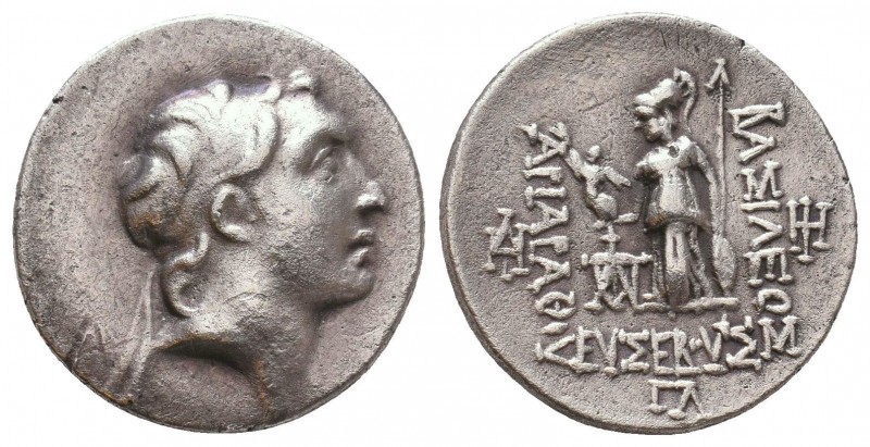 Kings of Cappadocia, Ariarathes V AR Drachm. Circa 163-130 BC

Condition: Very F...