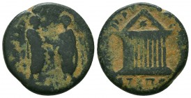CILICIA. Anazarbus. Marcus Aurelius and Lucius Verus (161-169). Ae.

Condition: Very Fine

Weight: 8,0 gram
Diameter: 22,3 mm