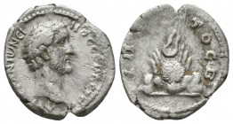 Cappadocia, Caesarea, Antoninus Pius, 138 - 161 AD, AR drachm, 

Condition: Very Fine

Weight: 2,4 gram
Diameter: 17,9
