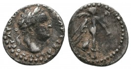 Titus AR Hemidrachm of Caesarea, Cappadocia. AD 79-81.

Condition: Very Fine

Weight: 1,7 gram
Diameter: 14,7