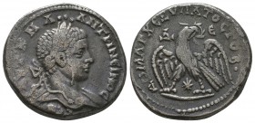 Elagabalus (218-222 AD). AR Tetradrachm

Condition: Very Fine

Weight: 11,9 gram
Diameter: 26,5