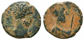 MESOPOTAMIA. Edessa. Septimius Severus, with Abgar VIII, 193-211. AE

Condition: Very Fine

Weight: 5,4 gram
Diameter: 19,1