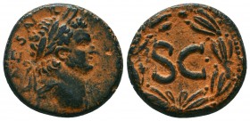 SYRIA, Seleukis and Pieria. Antioch. Titus, as Caesar. 76-77 AD. Æ 

Condition: Very Fine

Weight: 7,4 gram
Diameter: 20,8