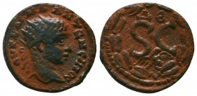 Elagabalus Æ of Antioch, Syria. AD 218-222.

Condition: Very Fine

Weight: 4,7 gram
Diameter: 20,4