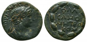 Syria, Commagene. Samosata. Hadrian. A.D. 117-138. AE

Condition: Very Fine

Weight:4,6 gram 
Diameter: 18,1