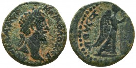 Commodus, (A.D. 177-192), AE

Condition: Very Fine

Weight: 11,5 gram
Diameter: 24,6