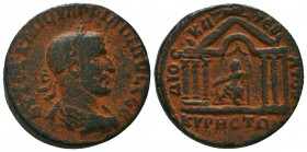 Syria, Cyrrhestica. Cyrrhus. Philip II. A.D. 247-249. AE

Condition: Very Fine

Weight: 14,7 gram
Diameter: 26,9