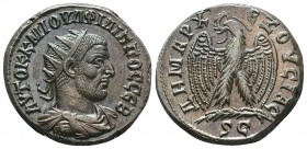Tetradrachm; Philip I; 244-249 AD,

Condition: Very Fine

Weight: 11,4 gram
Diameter: 25,2