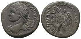 Elagabalus (218-222 AD). AR Tetradrachm 

Condition: Very Fine

Weight: 13,8 gram
Diameter: 25,6
