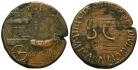 JULIA, daughter of Augustus, wife of Tiberius, † AD 14.

Condition: Very Fine

Weight: 22,5 gram
Diameter: 32,9