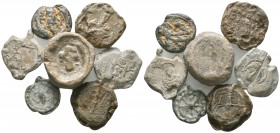 Lot of 7 Byzantine Lead Seals, 7th - 13th Centuries

Condition: Very Fine

Weight: 4,5 gram
Diameter: 17,1
