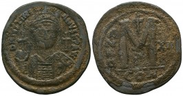 Justinian I., 527-565, AE Follis, 

Condition: Very Fine

Weight: 22,1 gram
Diameter: 41,8