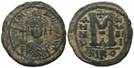 Justinian I., 527-565, AE Follis, 

Condition: Very Fine

Weight: 17,6 gram
Diameter: 36,4