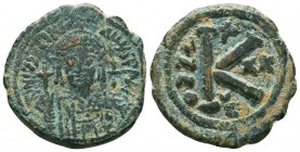 Justinian I., 527-565, AE ,

Condition: Very Fine

Weight: 10 gram
Diameter: 26,5